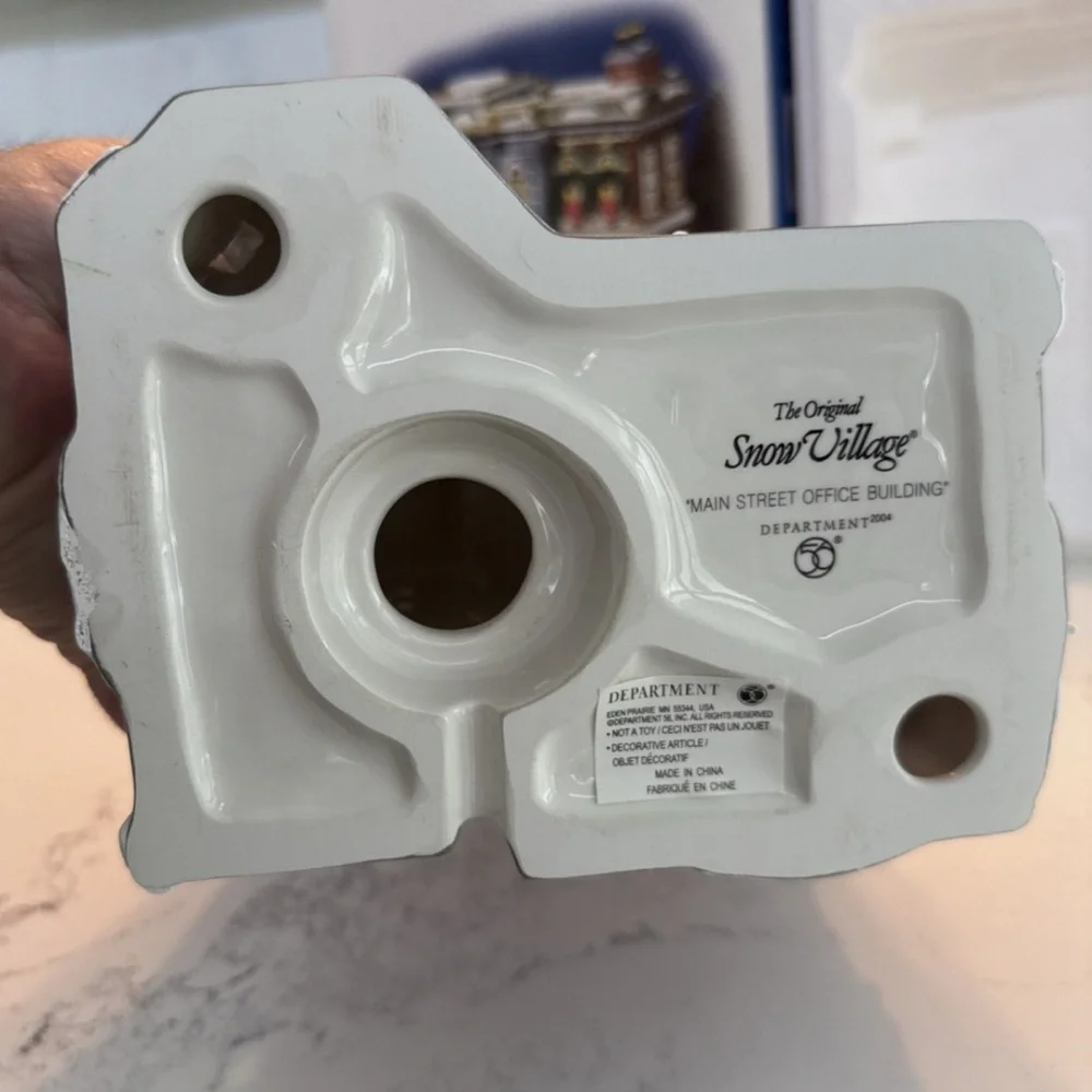 Department 56 Main Street Office Building Heritage Village Collection Retired - Picture 7 of 8